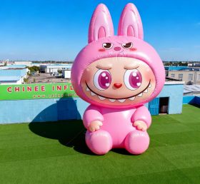 Cartoon3-728 Pop Mart Labubu Pink Pig In...
