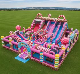 T6-6401 Candy Theme Inflatable Funcity
