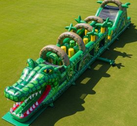 T7-3764 Crocodile Theme Inflatable Obsta...