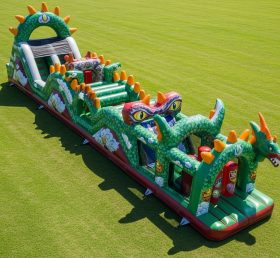 T7-3777 Dragon Theme Inflatable Obstacle...