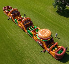 T7-3850 Hamburger Theme Inflatable Obsta...