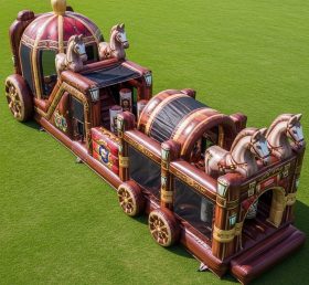 T7-3862 Horse Carriage Theme Inflatable ...