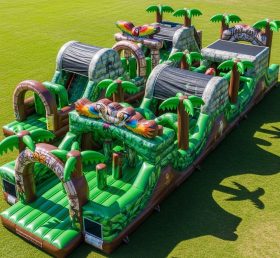 T7-3877 Jungle Theme Inflatable Obstacle...