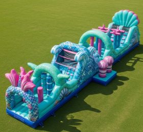 T7-3900 Mermaid Theme Inflatable Obstacl...