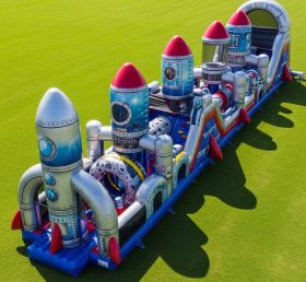 T7-3985 Rocket Theme Inflatable Obstacle...
