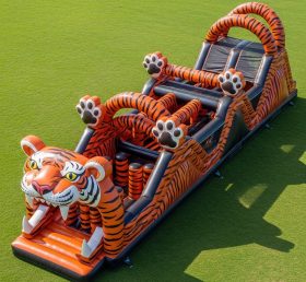 T7-4021 Tiger Theme Inflatable Obstacle ...