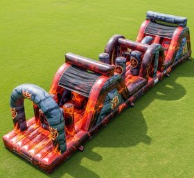 T7-4051 Volcano Theme Inflatable Obstacl...
