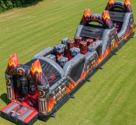 T7-4052 Volcano Theme Inflatable Obstacl...