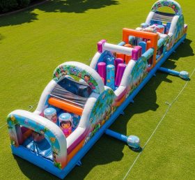T7-4163 Dora Theme Inflatable Obstacle C...