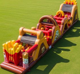 T7-4240 McDonald Theme Inflatable Obstac...
