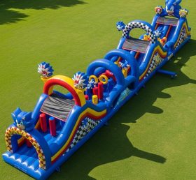 T7-4360 Sonic Theme Inflatable Obstacle ...