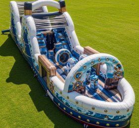 T7-4439 Titanic Theme Inflatable Obstacl...