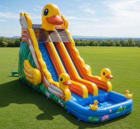 T8-5407 Duck Theme Inflatable Water Slid...