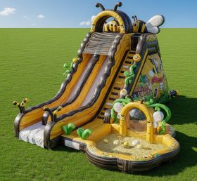 T8-5460 Bee Theme Inflatable Water Slide