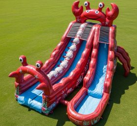 T8-5511 Crab Theme Inflatable Water Slid...