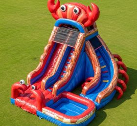 T8-5516 Crab Theme Inflatable Water Slid...