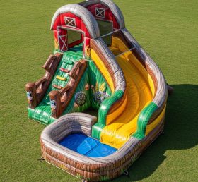 T8-5582 Farm Theme Inflatable Water Slid...