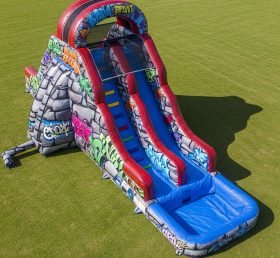 T8-5616 Graffiti Theme Inflatable Water ...