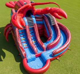 T8-5669 Lobster Theme Inflatable Water S...