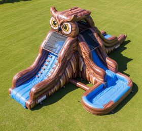 T8-5718 Owl Theme Inflatable Water Slide