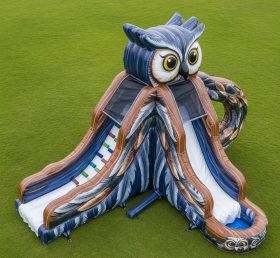 T8-5720 Owl Theme Inflatable Water Slide