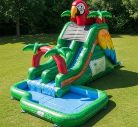 T8-5733 Parrot Theme Inflatable Water Sl...