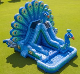 T8-5737 Peacock Theme Inflatable Water S...