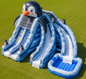 T8-5746 Penguin Theme Inflatable Water S...