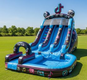 T8-5839 TikTok Theme Inflatable Water Sl...