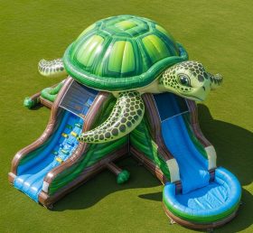 T8-5851 Turtle Theme Inflatable Water Sl...