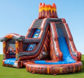 T8-5864 Volcano Theme Inflatable Water S...