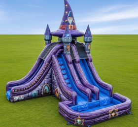 T8-5887 Wizard Theme Inflatable Water Sl...