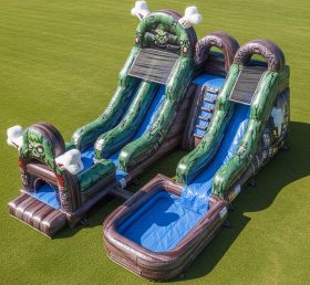 T8-5903 Zombie Theme Inflatable Water Sl...