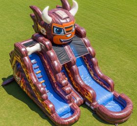 T8-7158 Blaze Monster Theme Inflatable W...