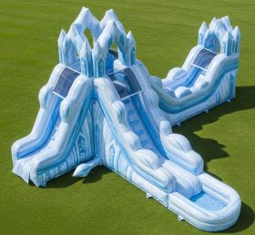 T8-7232 Frozen Theme Inflatable Water Sl...