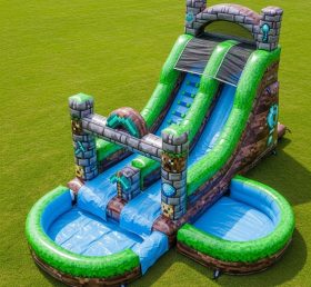 T8-7327 Minecraft Theme Inflatable Water...