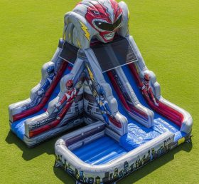 T8-7418 Power Rangers Theme Inflatable W...