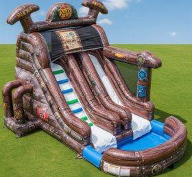 T8-7430 Rusty Rivets Theme Inflatable Wa...