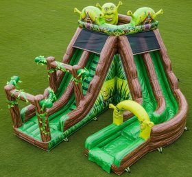 T8-7455 Shrek Theme Inflatable Water Sli...