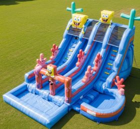 T8-7485 SpongeBob Theme Inflatable Water...