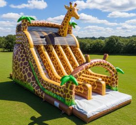 T8-7769 Giraffe Theme Inflatable Slide