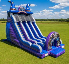 T8-7825 Wizard Theme Inflatable Slide