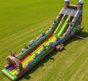 T8-8870 Farm Inflatable Dry Slide