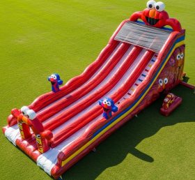 T8-9059 Tickle Me Elmo Inflatable Slide