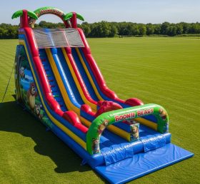 T8-9133 Boonie Bears Inflatable Slide