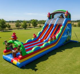 T8-9191 Angry Birds Inflatable Slide