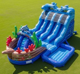 T8-9215 Ocean Dolphin Inflatable Water S...
