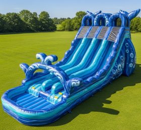T8-9256 Ocean Wave Inflatable Water Slid...