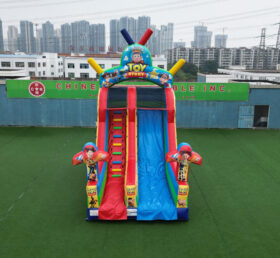 T8-9428 Toboggan Sec Gonflable Thème Toy Story