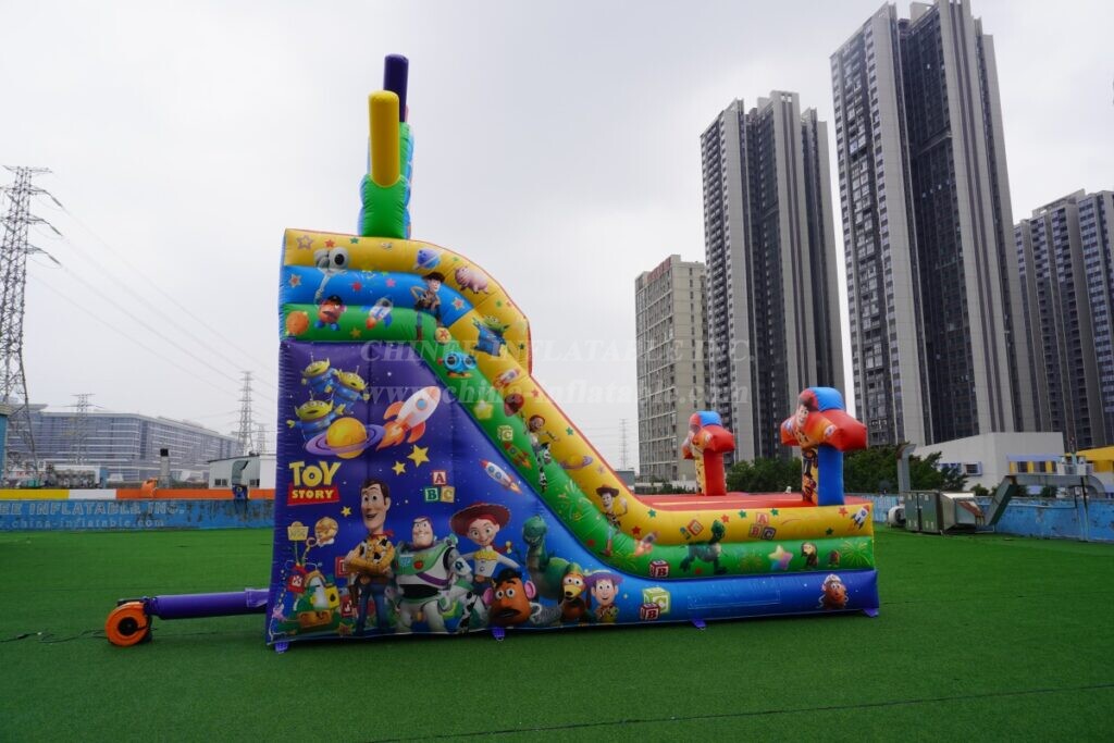T8-9428 Toy Story Theme Inflatable Dry Slide